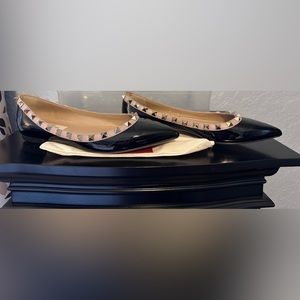 Valentino Garavani Rockstud Patent Balle Flat